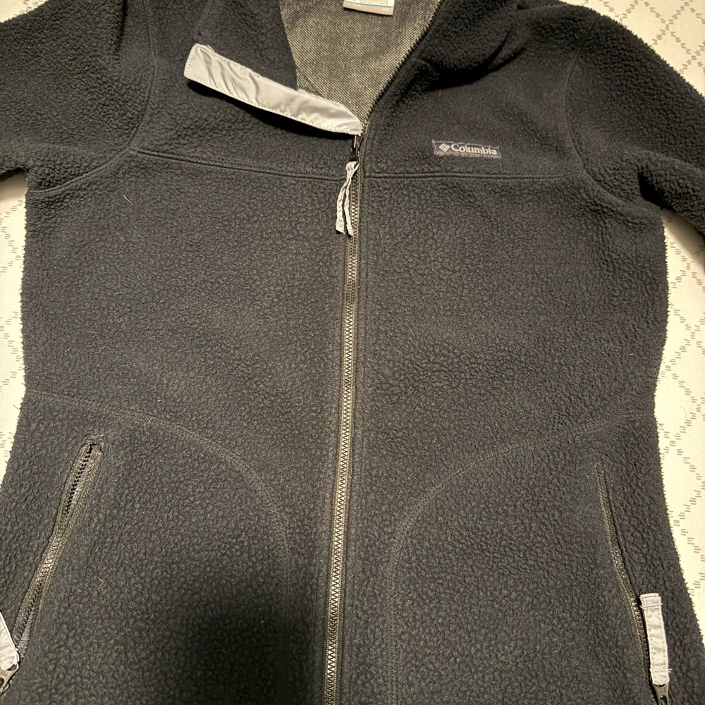 Columbia Black Full-Zip Fleece Jacket